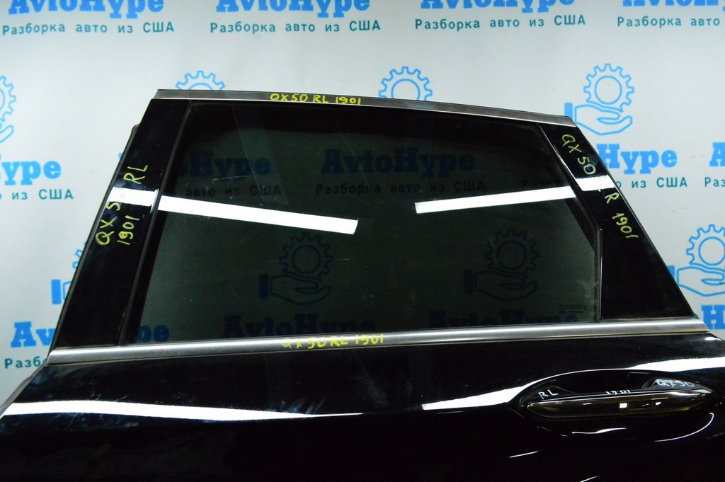 Молдинг двери верхний зад лев Infiniti QX50 19-